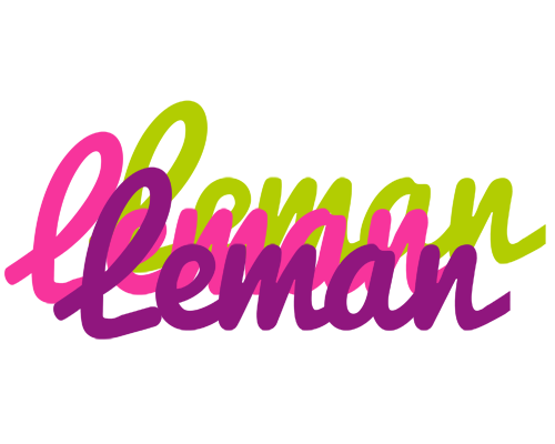Leman flowers logo