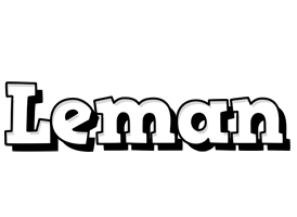 Leman snowing logo