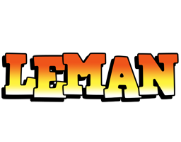 Leman sunset logo