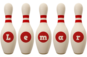 Lemar bowling-pin logo