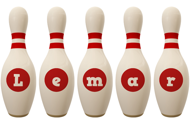 Lemar bowling-pin logo