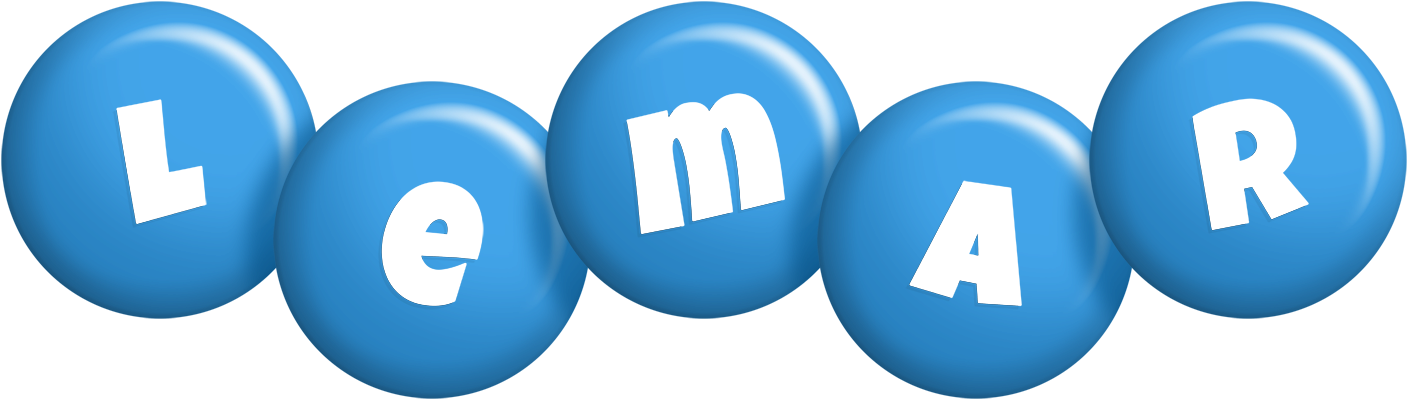 Lemar candy-blue logo
