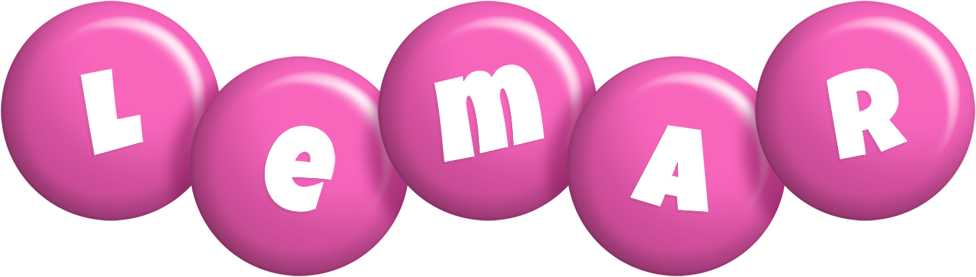 Lemar candy-pink logo