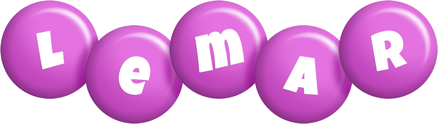Lemar candy-purple logo
