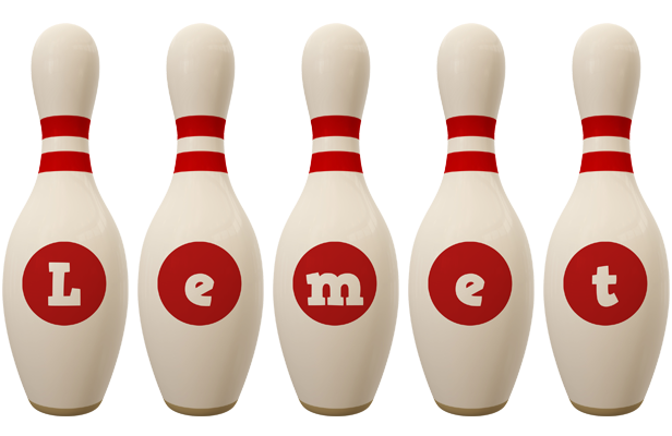 Lemet bowling-pin logo