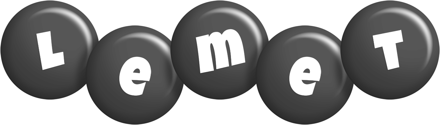 Lemet candy-black logo