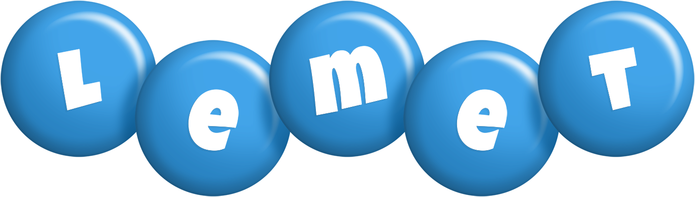 Lemet candy-blue logo