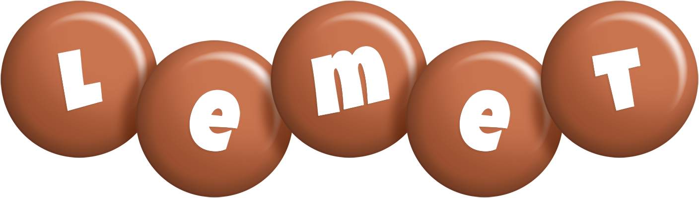 Lemet candy-brown logo