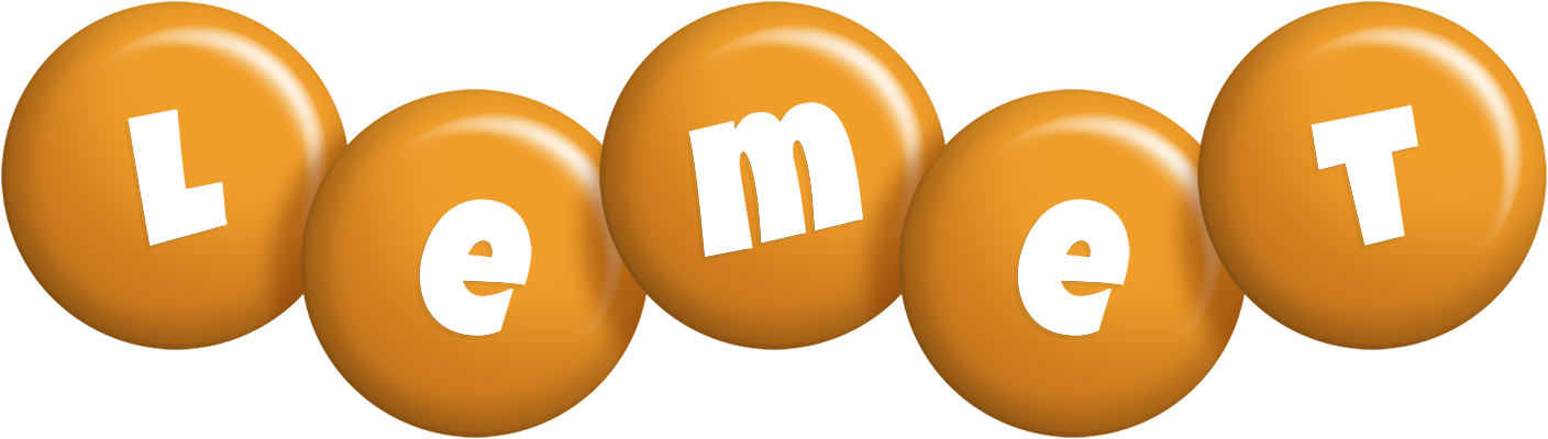 Lemet candy-orange logo