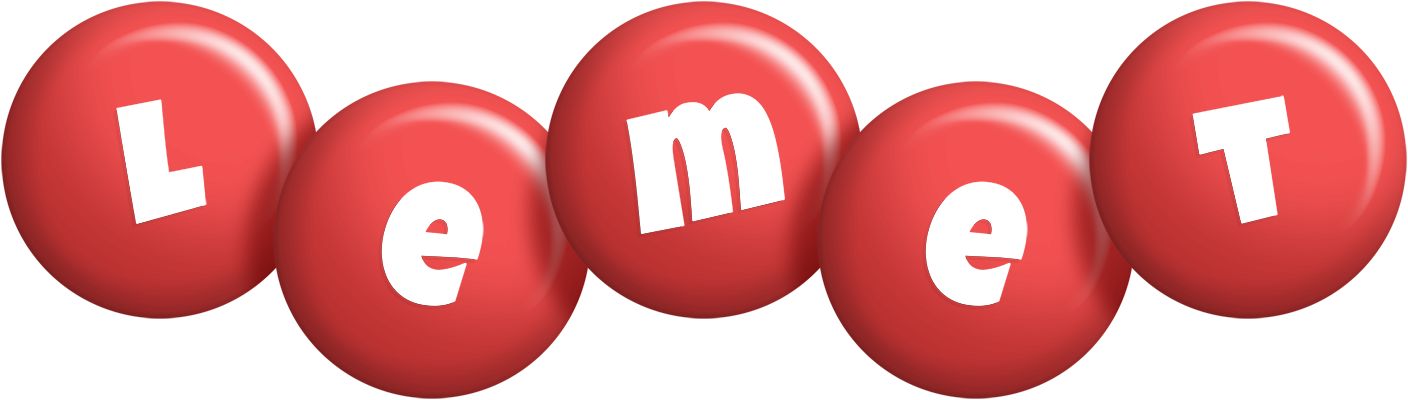 Lemet candy-red logo