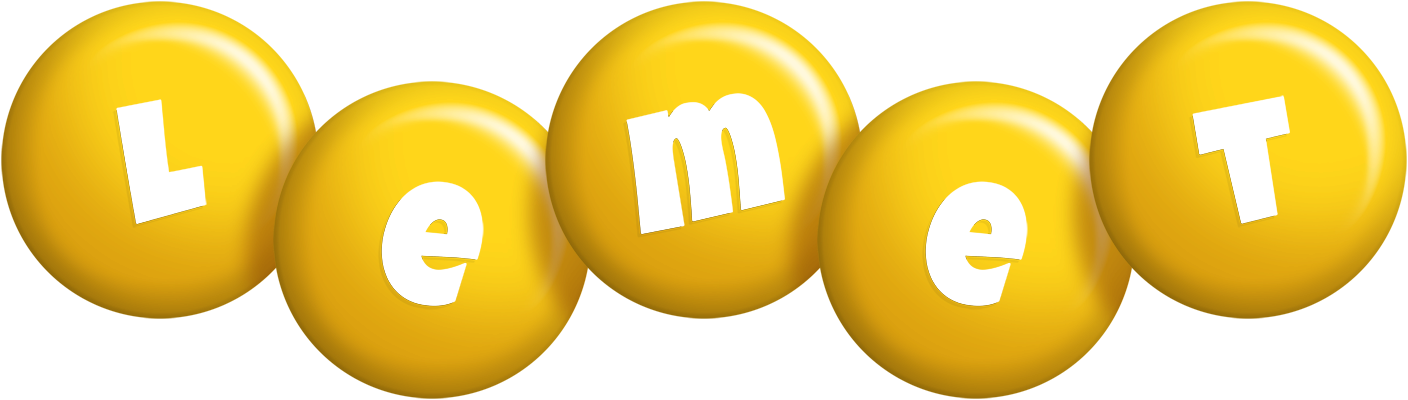 Lemet candy-yellow logo