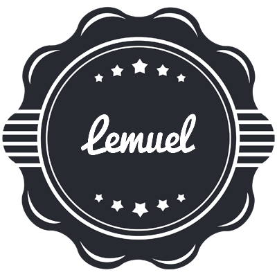 Lemuel badge logo
