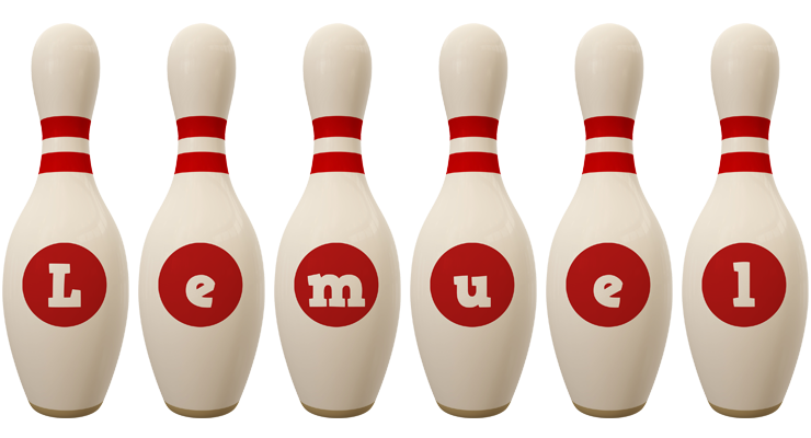 Lemuel bowling-pin logo