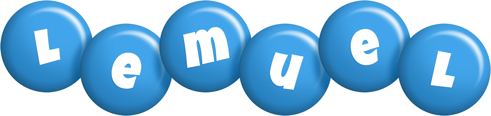 Lemuel candy-blue logo