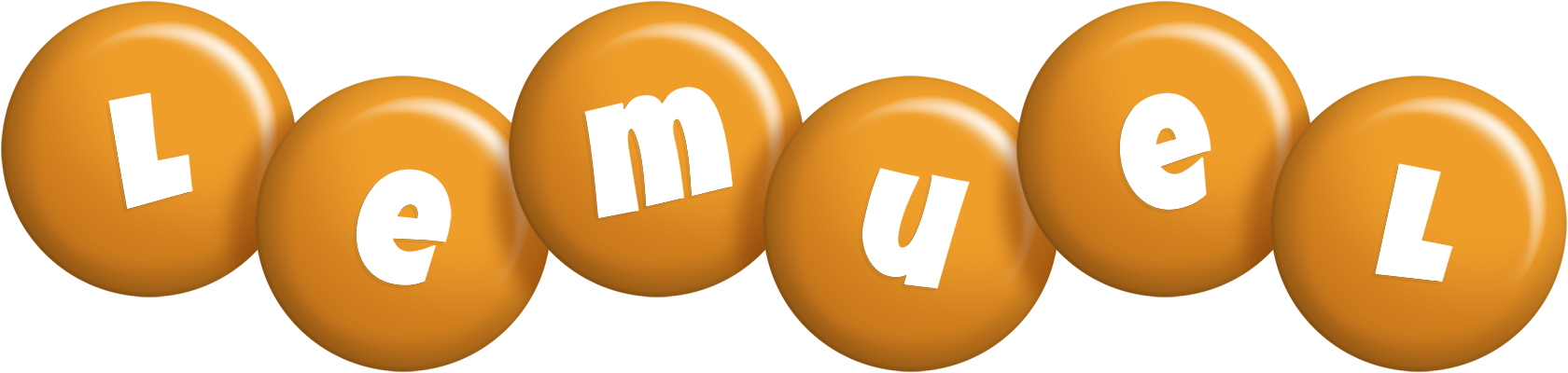 Lemuel candy-orange logo