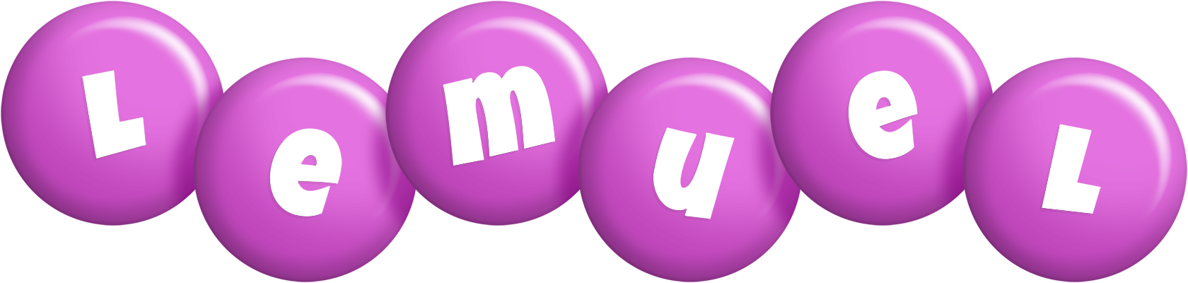 Lemuel candy-purple logo