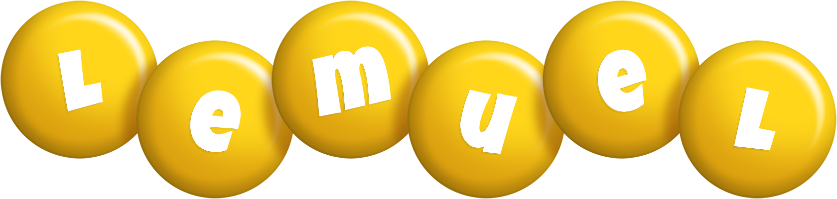 Lemuel candy-yellow logo