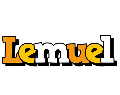Lemuel cartoon logo