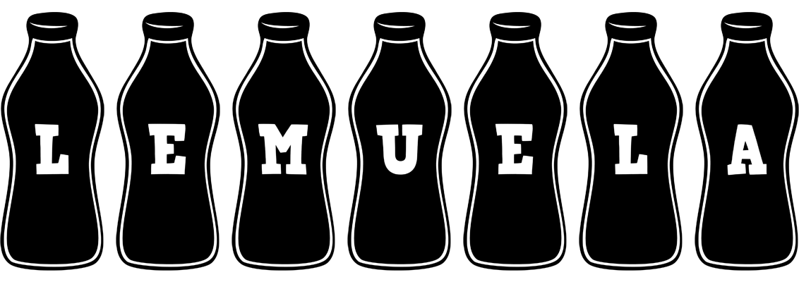 Lemuela bottle logo