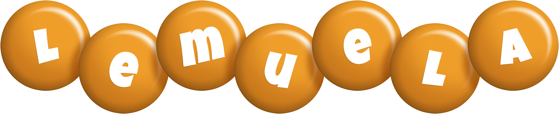 Lemuela candy-orange logo