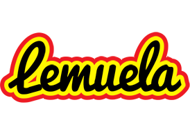 Lemuela flaming logo