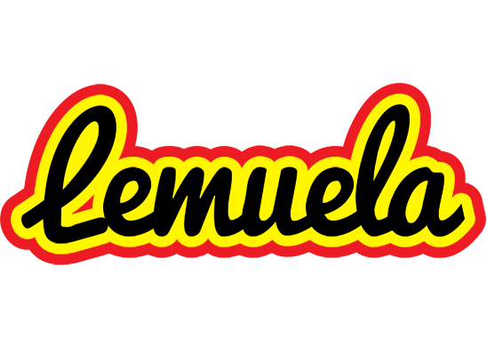 Lemuela flaming logo