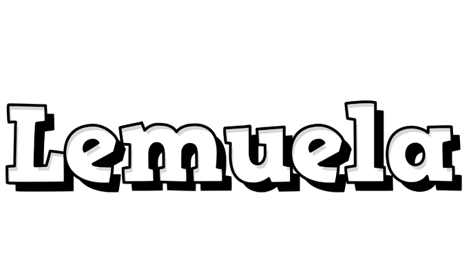 Lemuela snowing logo
