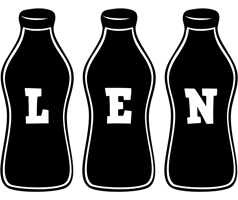 Len bottle logo