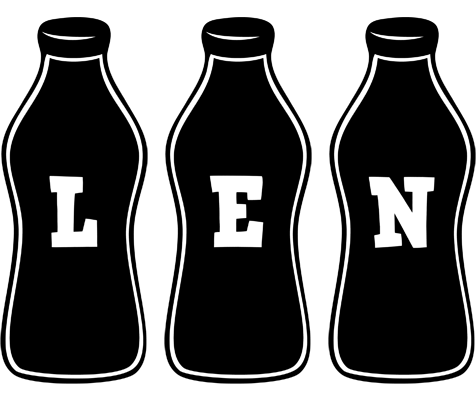 Len bottle logo