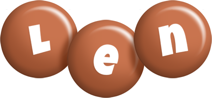 Len candy-brown logo