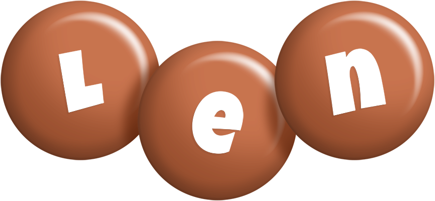 Len candy-brown logo