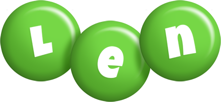 Len candy-green logo