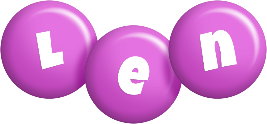 Len candy-purple logo