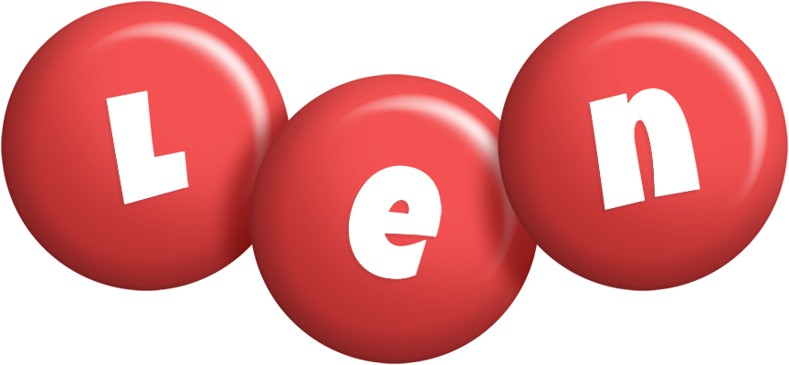 Len candy-red logo