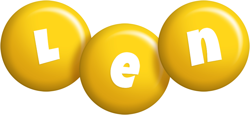 Len candy-yellow logo