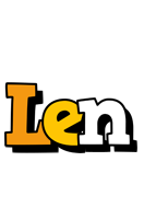 Len cartoon logo