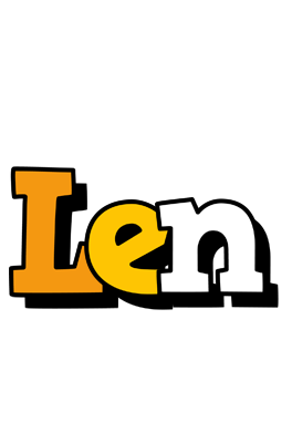 Len cartoon logo