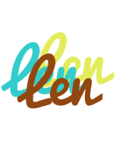 Len cupcake logo