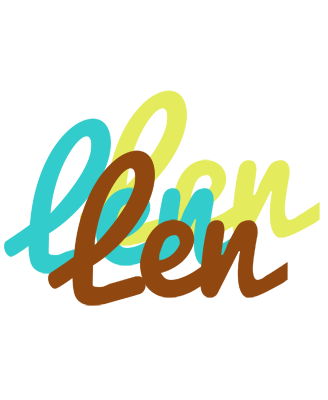 Len cupcake logo