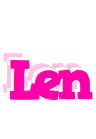 Len dancing logo