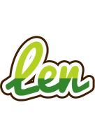 Len golfing logo