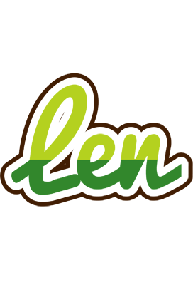 Len golfing logo