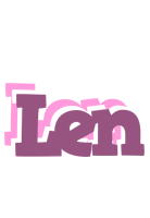 Len relaxing logo