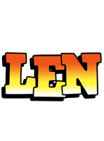 Len sunset logo