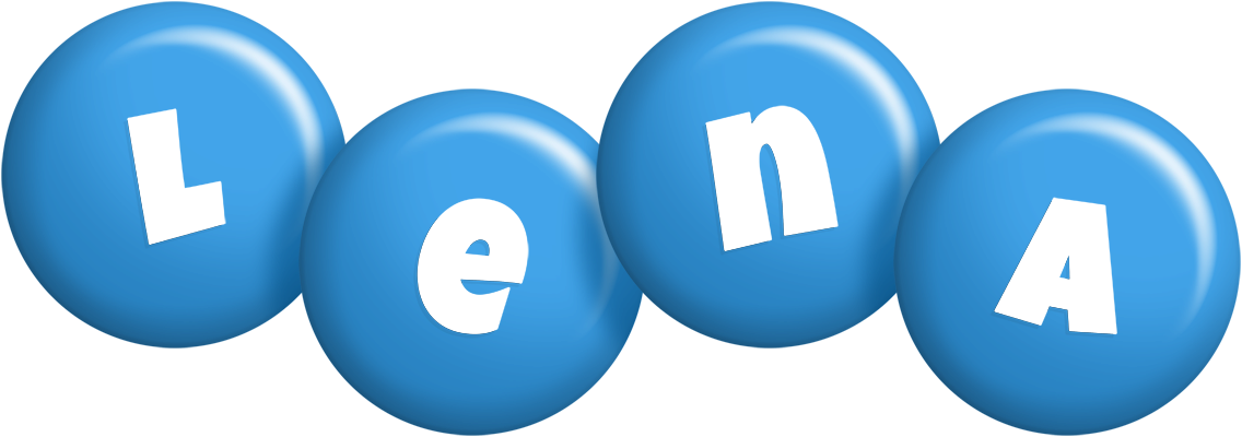 Lena candy-blue logo
