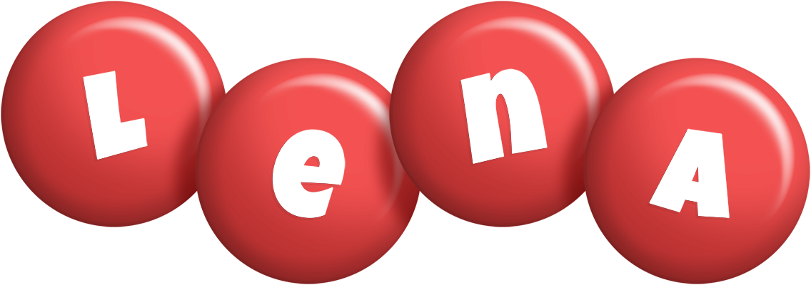 Lena candy-red logo