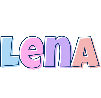 Lena pastel logo