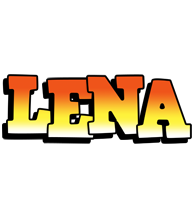 Lena sunset logo