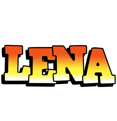 Lena sunset logo