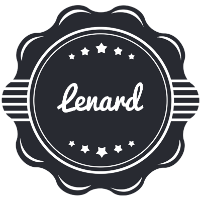Lenard badge logo